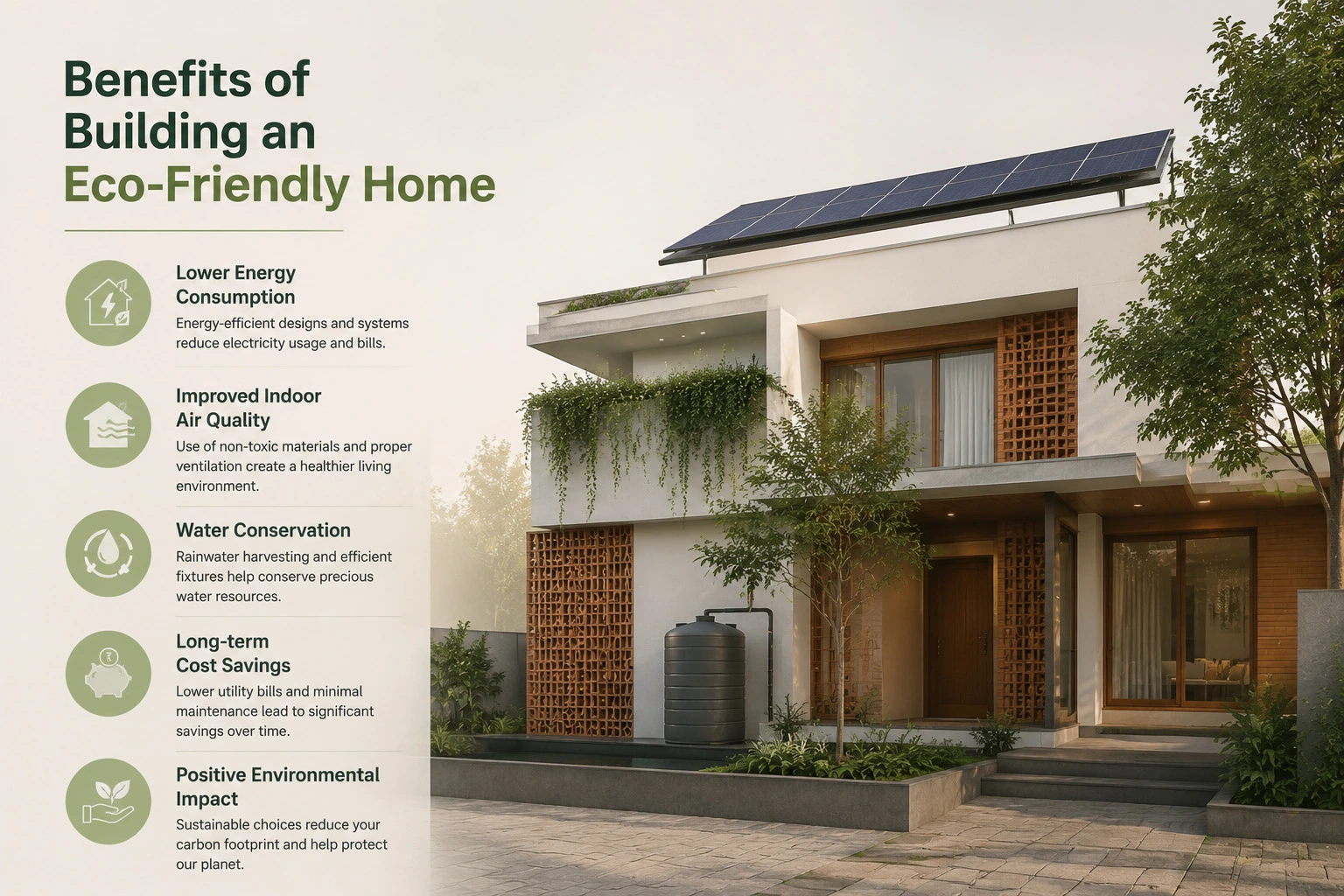 Benefits of Building an Eco-Friendly Home - brick by brick